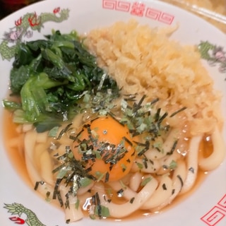 超簡単！超節約！天かすうどん！